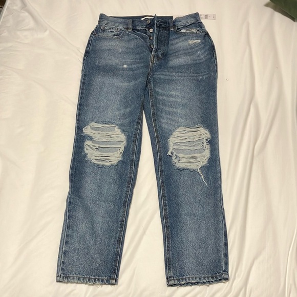 PACSUN Distressed Mom Jeans - Picture 1 of 5